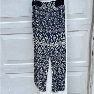 magic pants navy print